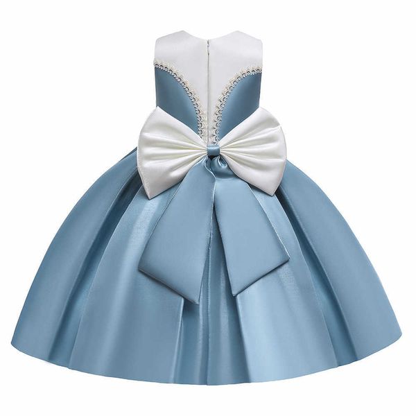 

girl's dresses eachin new arrival girls elegant sleeveless pearl appliques princess dresses cute bow childrfen's clothing baby kid, Red;yellow