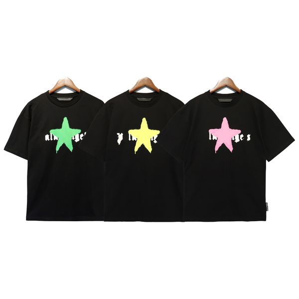 

2023 designers men's t-shirts tees fashion mens women chest letter shirt luxurys clothing streets short sleeve dress europe america tid, White;black