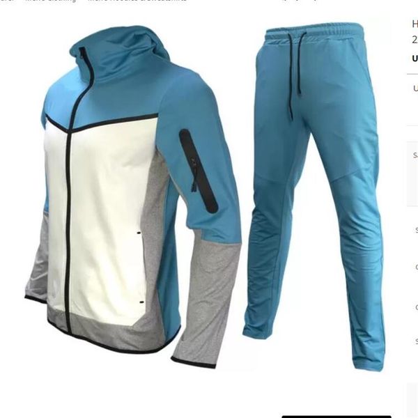 

whole-men's tracksuits sweatshirts sweat suit brand clothing jackets sportswear sets jogging suits238d, Gray