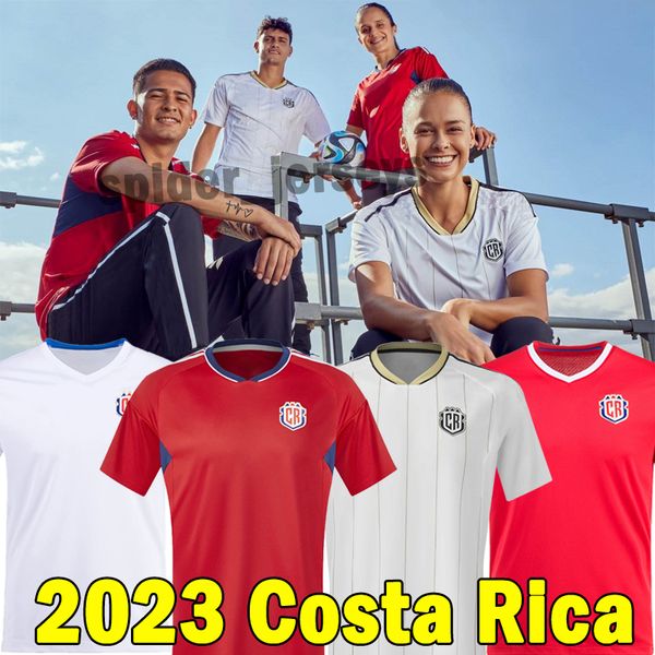 

2023 2024 costa rica soccer jerseys home away 22 23 j.vargas duarte a.contrera j.venegas campbell g.torres f.calvo football shirts men kids, Black;yellow