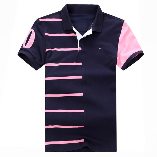 

men's polos special offer selling polo mens short striped cotton shirt summer 2023 male plus size m to 3xl men 230223, White;black