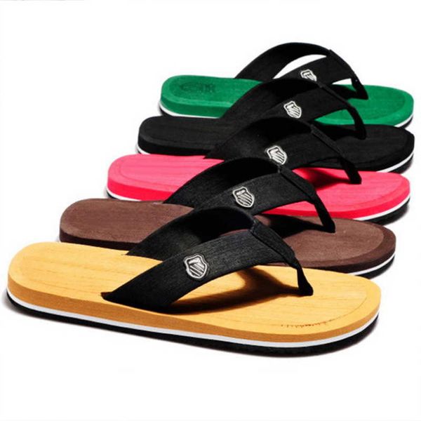 

slippers dome cameras summer men's slippers outdoor beach sandals non-slip flip flops casual shoes home bathroon slide slippers wholesa, Black