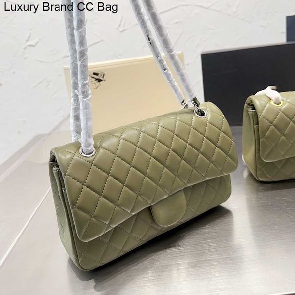 

cc shoulder bags 5a quality lambskin designer bags cf ladies shoulder bag 22c handbag luxury chain tote soft leather shoulder purse light gr
