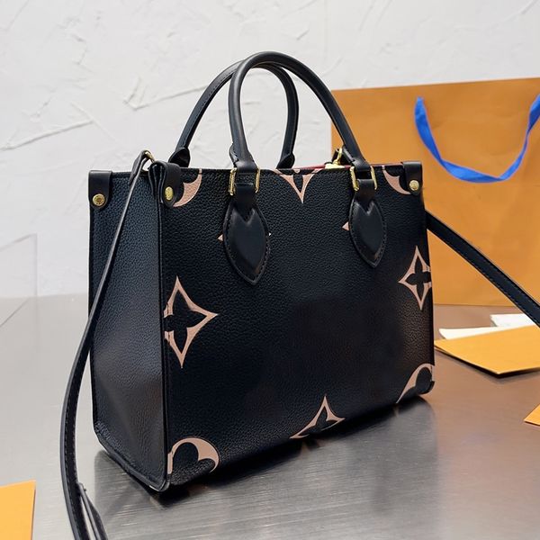 

luxury large the tote bag leather designer handbags crossbody bags for women shoulder belt bag clutch embossed purse shopping messenger