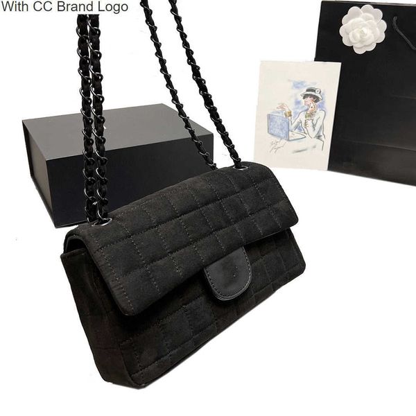 

luxury cc shoulder bags designers classic cf flap chain crossbody bags nubuck fabric women shoulder bag france paris brand genuine leather l