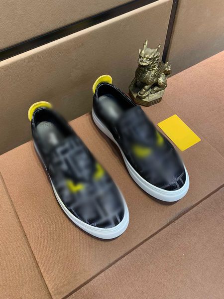 

cool mens designer shoes black brown letter printed outdoor fashion men casual shoe with original box