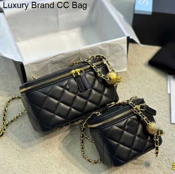 

cc wallets designer bag luxury handbag fashionbags crossbody classic quilted sheepskin mini golden ball woman shoulder sling vintage box bag, Red;black