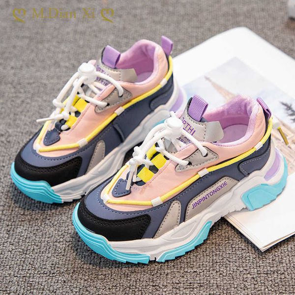 

sneakers 2022 autumn baby girls boys casual shoe soft bottom non-slip breathable outdoor fashion kids sneakers children sports shoes l230223, Black;red