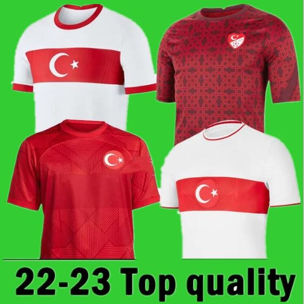 

2022 turkey soccer jersey home away 22 23 national team selcuk cenk tosun arda calhanoglu yazici football shirt burak genk tosun camisetas d, Black;yellow