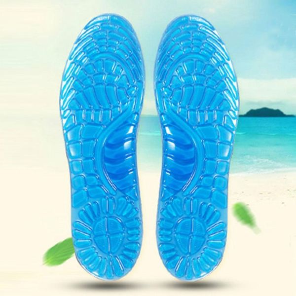 

shoe parts accessories gel sports insoles women men shoes pad orthopedic massage damping deodorant military soft comfortable silicone insole, White;pink