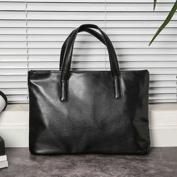 

briefcases korean casual handbag light horizontal briefcase business computer thin file 230223
