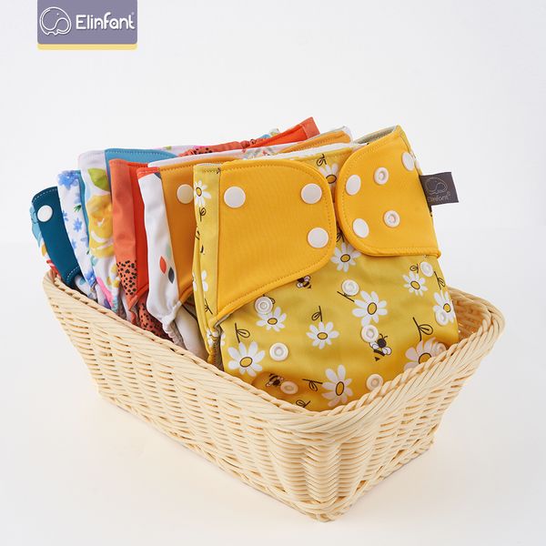

cloth diapers elinfant preferential price mesh cloth 4pcsset washable pocket diaper adjustable reusable fralda ecological cloth diaper 23022