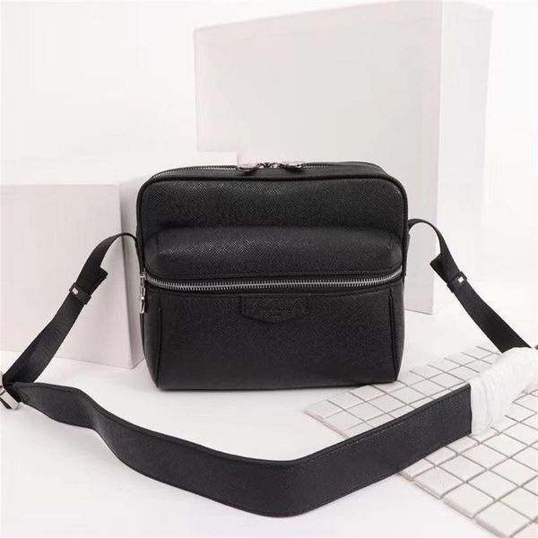 

designers shoulder bags fashion men handbags zipper purse genuine leather crossbody bag four colors240l