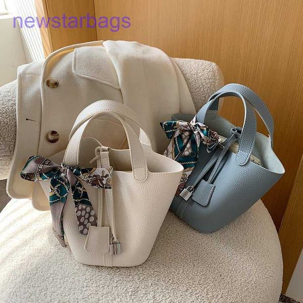 

designer herme picotin lock bags for sale 2023 new lychee pattern vegetable basket bag women's fashion light luxury bucket large c