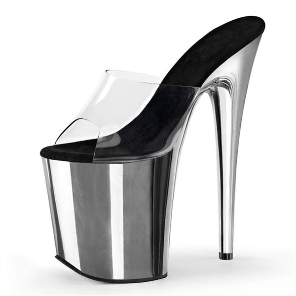 

sandals glitter heels platform sstripper heels 8in20cm pole dancing club 8 inch black stripper 230222