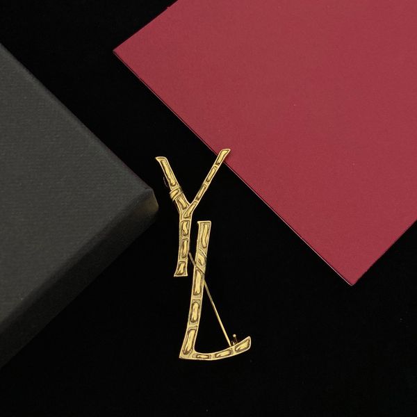 

desinger brooch y brand luxurys women letter brooches suit pin fashion jewelry clothing decoration accessories, Gray