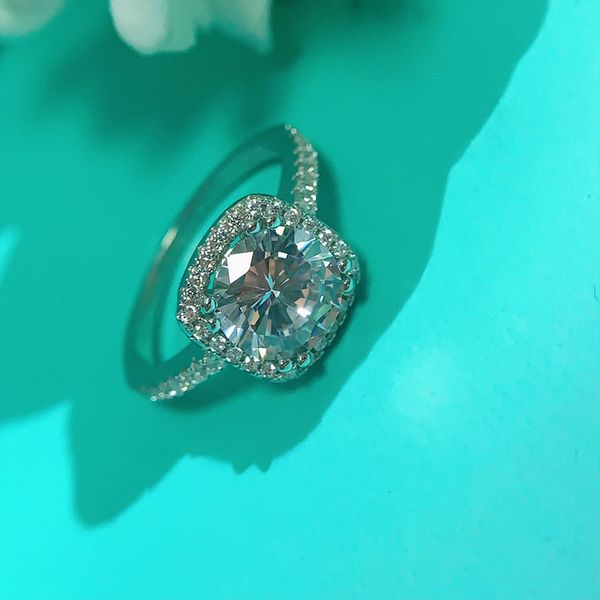

band rings luxury designer ring fashion diamond rings for women girls female men wedding jewelry party gifts size 6-9, Silver