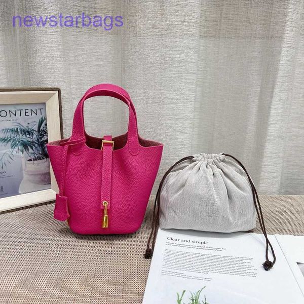 

designer herme picotin lock bags for sale 2023 new h layer cow leather 14cm vegetable basket women's bag mini bucket cute hand