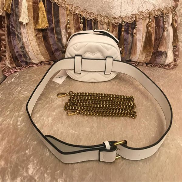 

leather women waist bag fanny packs lady's belt bags women's classic chest handbag 2019 new fashion handbags248r