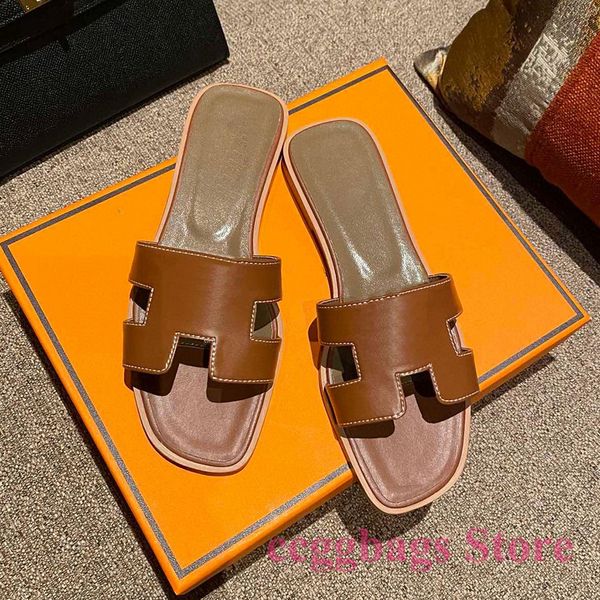 

sandale designer slide slippers oran sandals sandale luxeslide designer woman ladies summer casual fashion luxury classic flat leather solid, Black