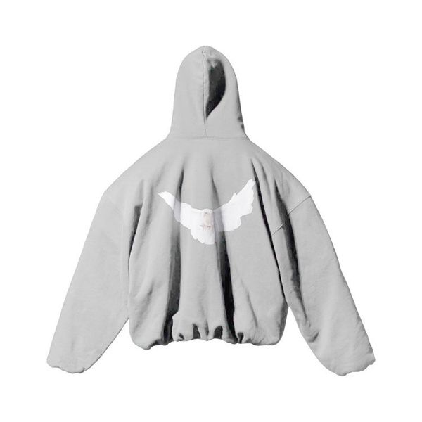 

designer men hoodie kanyes hoodies gap pullover sweatshirts loose long sleeve hooded jumper mens sweatshirt fashion brand hooded us size s-l, White;black
