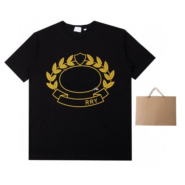 

men's plus tees & polos round t-shirt plus size neck embroidered and printed polar style summer wear with street pure cotton 21e, Black;brown