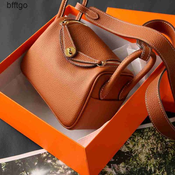 

7a herme designer lindi bags for women h family bag giant pack full hand-stitched lychee grain cow leather ver