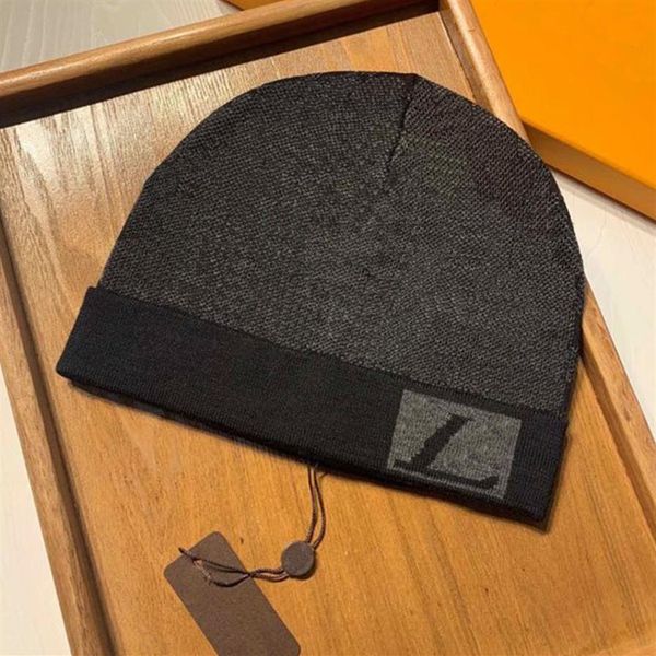 

women designer beanies bucket hat men classic letter printing knitted caps ski hats snapback mask fitted winter elastic cas329u, Blue;gray