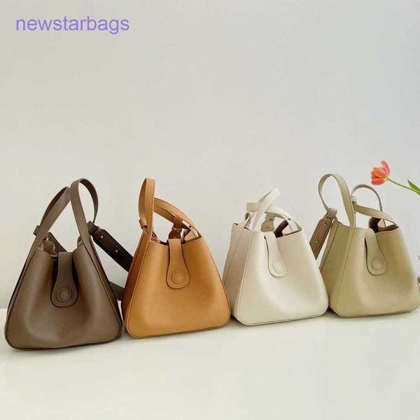 

designer herme picotin lock bags for sale 2023 new niche design bucket header layer cow leather texture vegetable basket women's bag ve