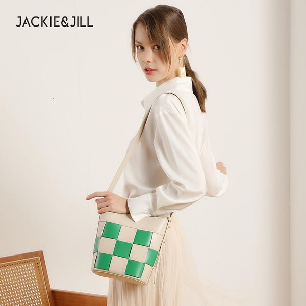 

evening bags jackie jill luxury brand design checkerboard crossbody sling women handbag simple shoulder bag handbags 230223