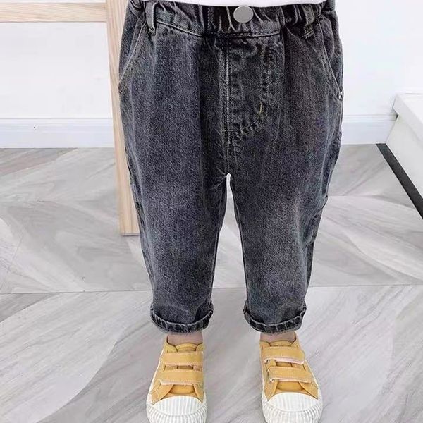 

jeans baby solid color boy for boys spring autumn casual style toddler boy clothes 230223, Blue