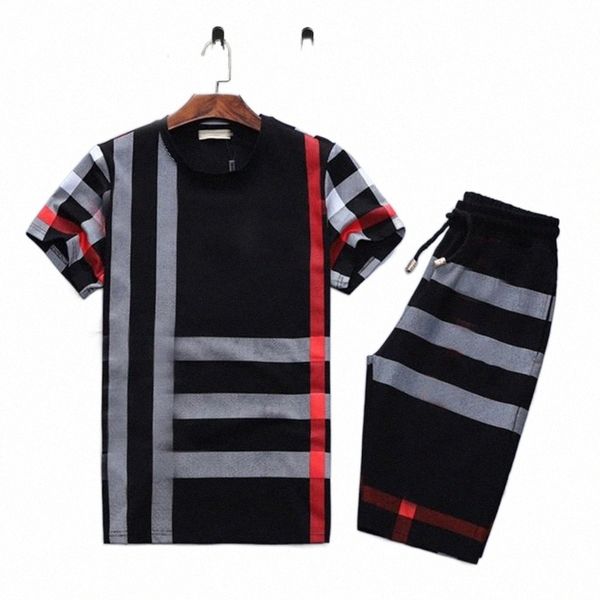 

delivery summer mens designers tracksuits jogging suit men tracksuit pullover running sweatshirt man short sleeve pants fashion sweat track, Gray
