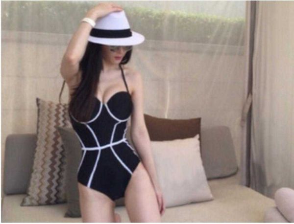 

black bodybuilding jumpsuits swimsuit womens bikini bathing suit, White;black