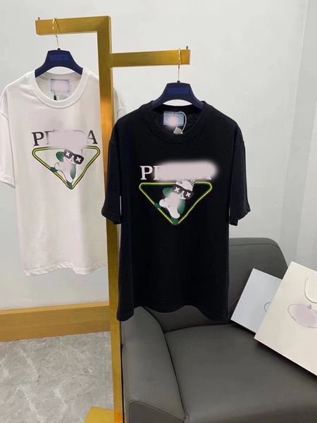 

mens t shirt letter print round neck short sleeve black white fashion men women tees cottons man s casual shirt.pdd02, White;black