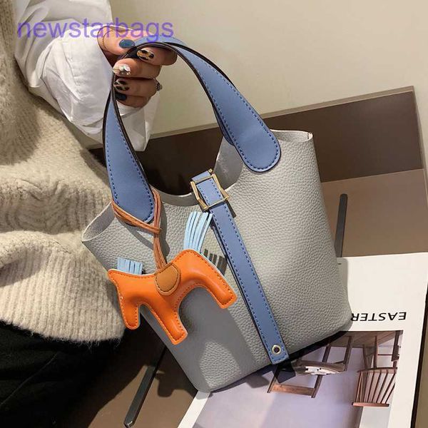

designer herme picotin lock bags for sale net red bucket women 2023 new korean version i forest girl versatile student foreign style handbag