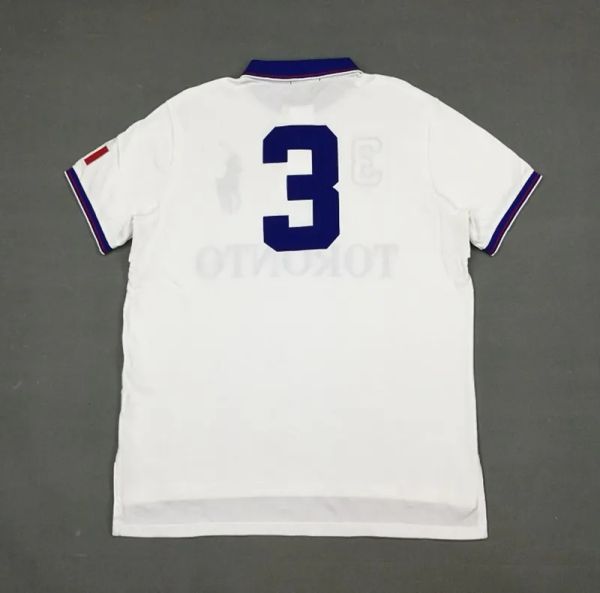 

ssw12 wholesale men's polos shirt cotton short-sleeved bear embroidery lalance t-shirt golf apparel, White;black