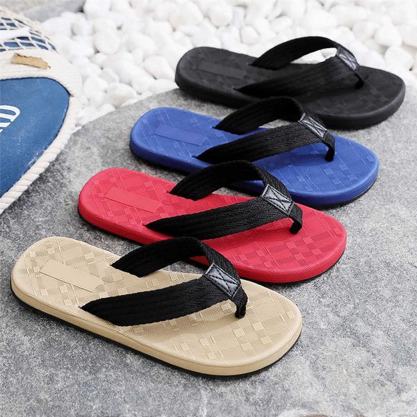 

slippers dome cameras 2022 men's slippers summer non-slip slippers fashion man casual soft beach shoes flat flip flops chanclas hombre, Black
