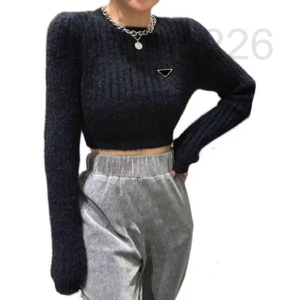 

designer woman sweaters women sweater short style knits tees for lady slim jumpers shirt design w9m7, White