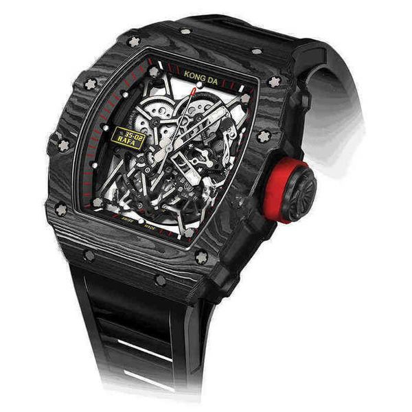 

luxury mens mechanics richardmillerwatch watch richa private original label men mechanical es automatic brand wynq, Black;brown
