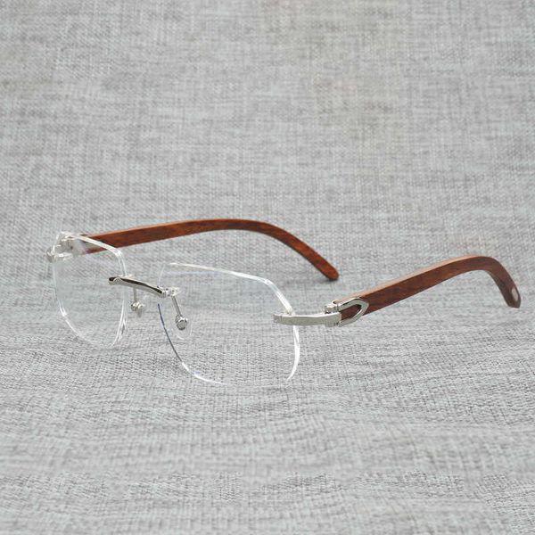 

vintage wood square clear glasses men natural buffalo horn oversize rimless frame for women reading optical oval new fashion factory sun gla, White;black