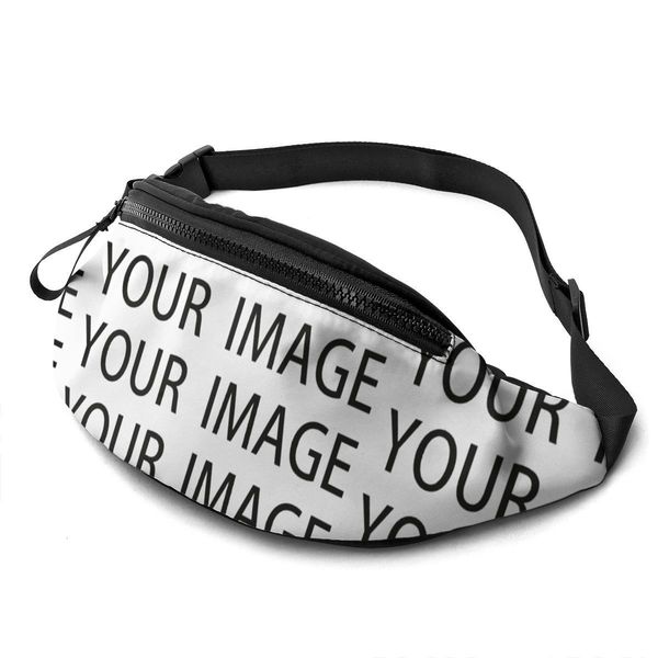 

evening bags custom waist jogging male pack polyester print 230223