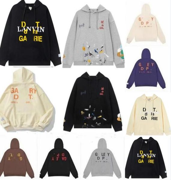 

men's hoodies sweatshirts mens women designers galleryes depts fashion galleryse hoodys winter man long sleeve men s womens hoodie clot, Black