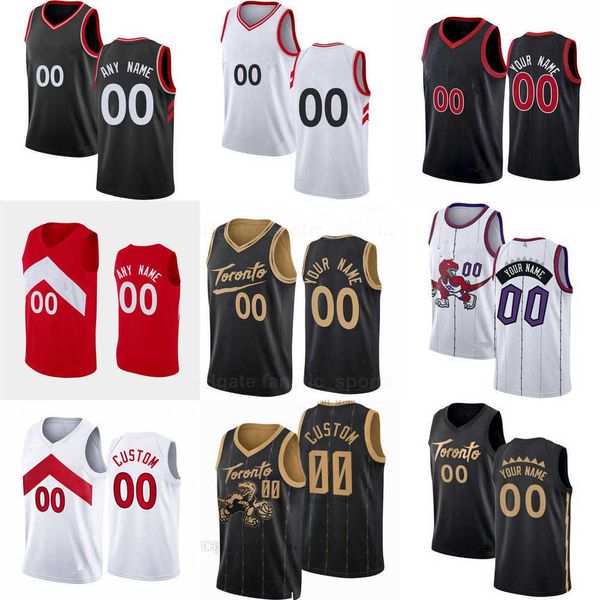 

mens womens youth toronto''raptors''custom 23 fred vanvleet 43 pascal siakam 3 og anunoby 33 gary trent jr. 4 scottie ba, Black;red