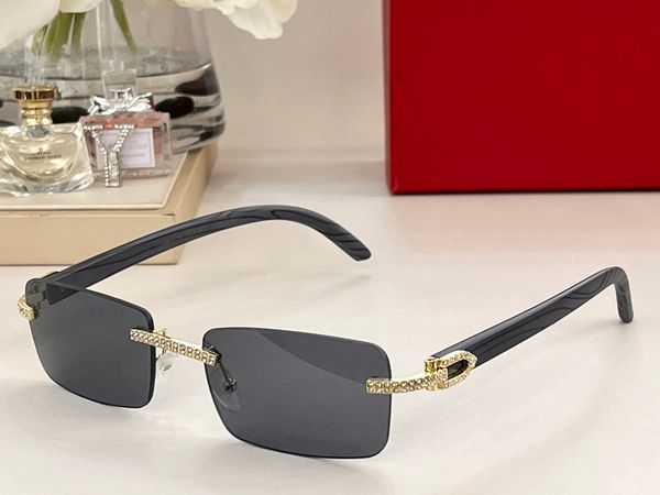

funky sunglasses designers for men and women summer 0144 style anti-ultraviolet retro eyewear frameless glasses random box, White;black