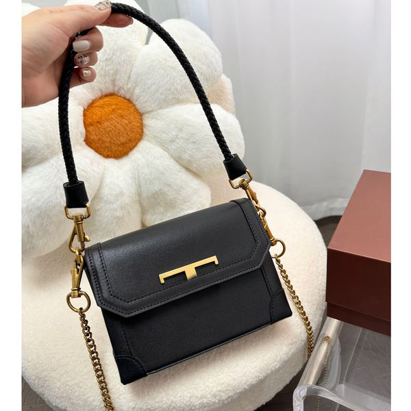 

flap bags chains bags t 2023 luxury designer brand fashion shoulder handbags quality women thread chains bag clutch purse cross body totes a