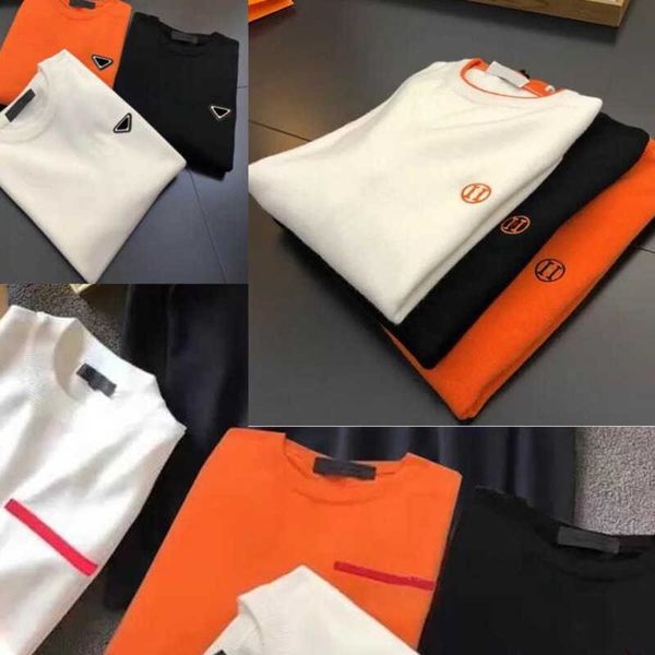 

mens sweaters wool with letters pattern colorful round neck sweatshirts knits long sleeve outwears warm pullover man prad sweater, White;black