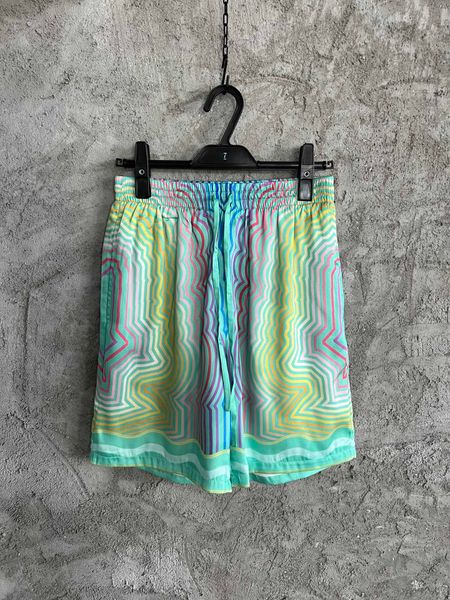 

2023 summer striped mens shorts us size highquality comfortable silk luxury designer shorts, White;black