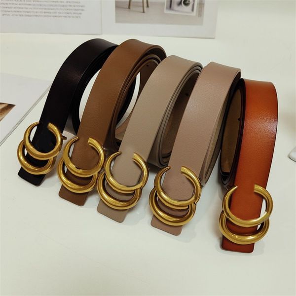 

luxury belts for women designer classic double g letter smooth buckle men belts width 3cm genuine leather cinture business black brown leisu