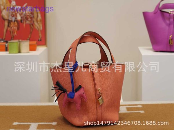 

7a quality designer herme picotin lock bags for sale zeng h's handmade women's bag basket bucket clemence litchi pattern tc cowhid