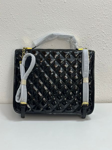 

women's luxury bag patent leather qulited 22k backpack school book bag for girls